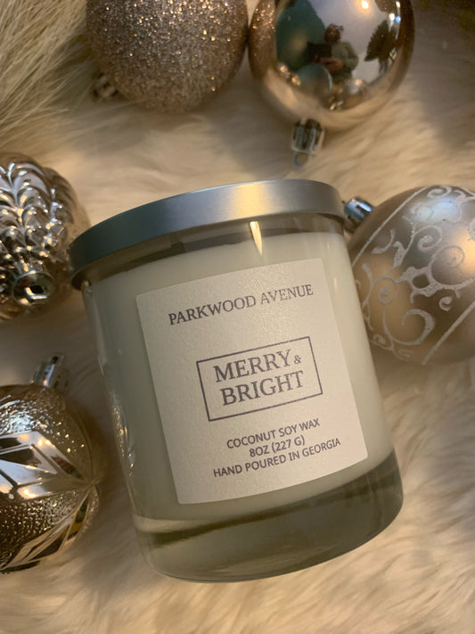 Merry & Bright 8 oz Candle