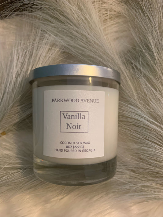 Vanilla Noir 8oz Candle